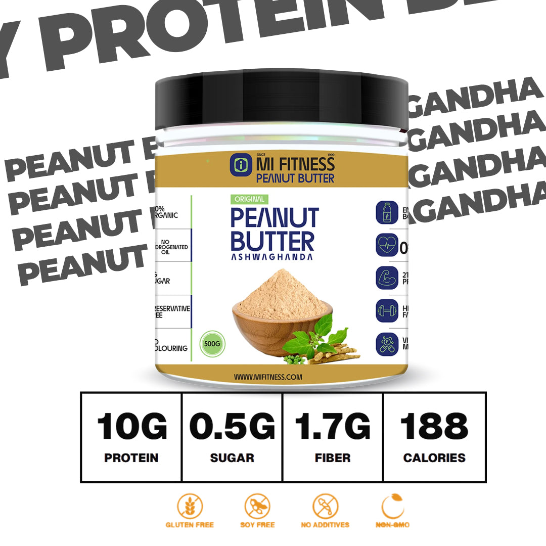 Peanut Butter Ashwagandha - Mi Fitness® - mi Fitness