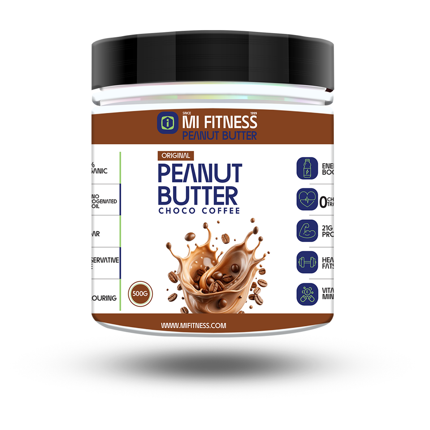 Peanut butter Protein Coffee Choco 500g - Mi Fitness® - mi Fitness