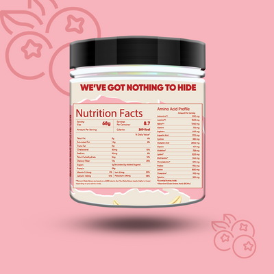 Whey Protein Overnight Oats – Cranberry 400g - mi Fitness