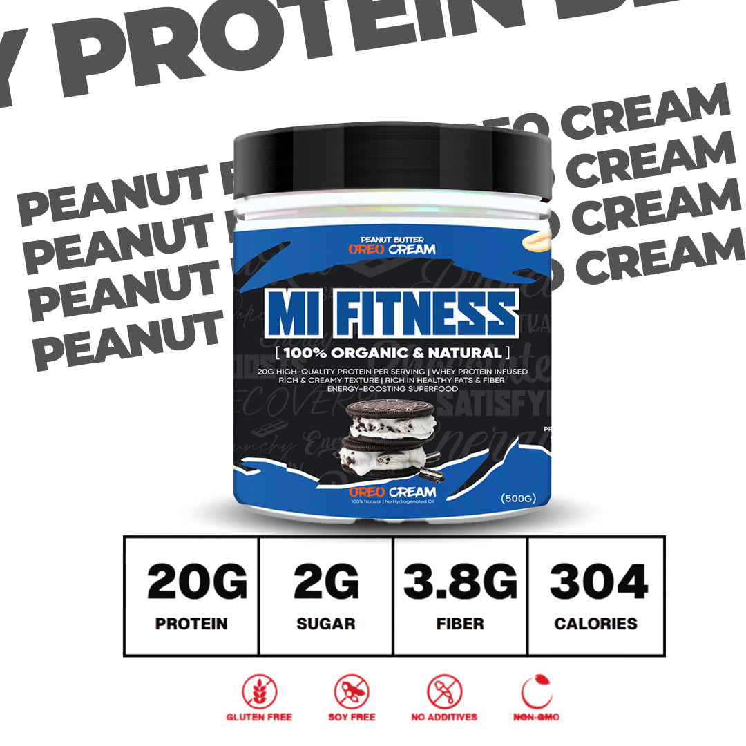 Peanut butter Oreo Cream Protein 01 kg - Mi Fitness®