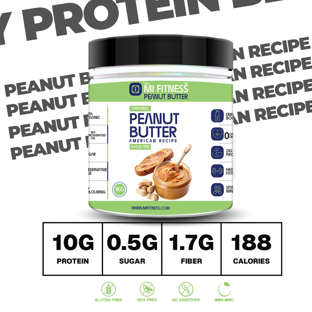 🇺🇸American Recipe Peanut Butter 01 kg - Mi Fitness®