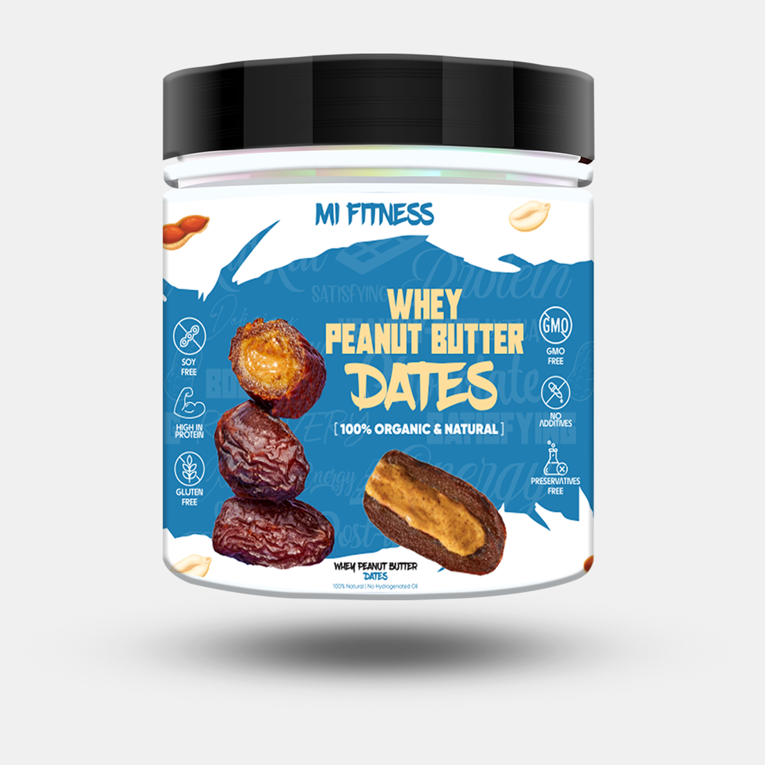 Peanut Butter Whey dates | Snack Packs