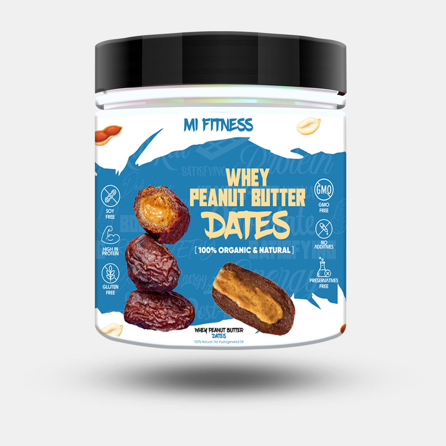 Peanut Butter Whey dates | Snack Packs