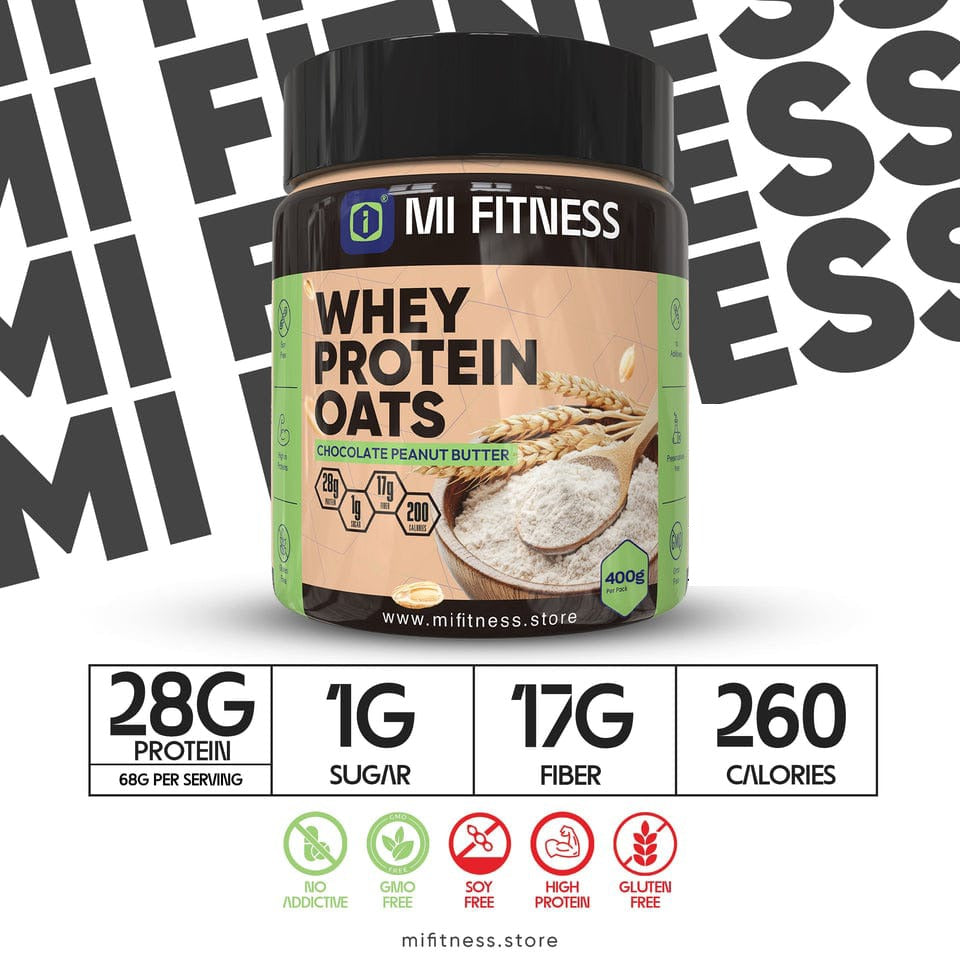Whey Protein Oats 400g - Mi Fitness